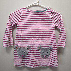 Mini Boden Appliqué Pocket Tunic